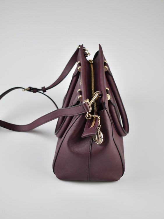DKNY Hand/Umhängetasche, neuwertig, burgundy - Handtasche - 2ND STORY