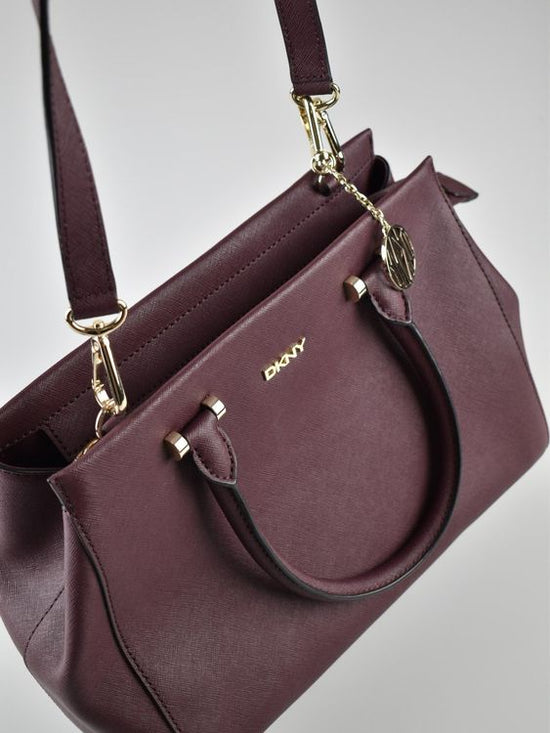 DKNY Hand/Umhängetasche, neuwertig, burgundy - Handtasche - 2ND STORY