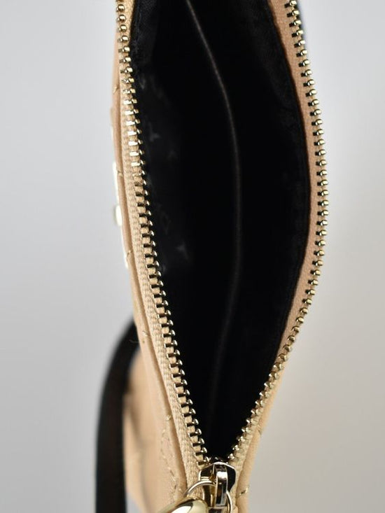 DKNY kleine Handgelenk Tasche / Clutch / Geldbörse, Leder