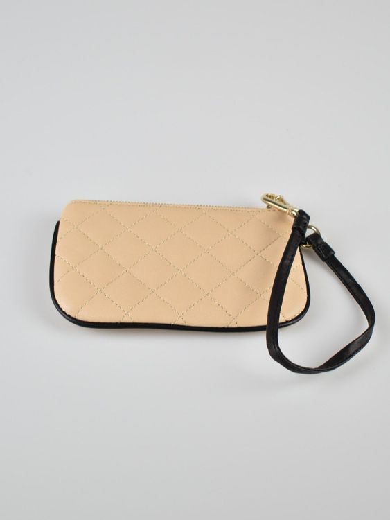 DKNY kleine Handgelenk Tasche / Clutch / Geldbörse, Leder