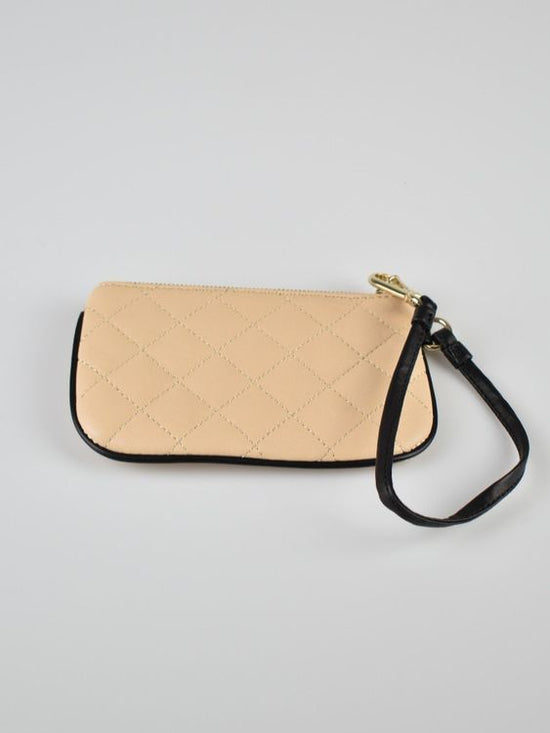 DKNY kleine Handgelenk Tasche / Clutch / Geldbörse, Leder