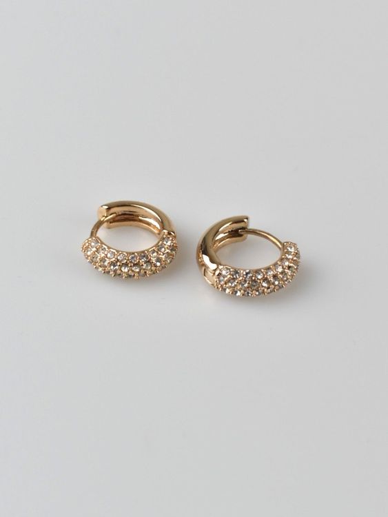 DKNY Micropave Huggie Ohrringe, gold - Ohrringe - 2ND STORY