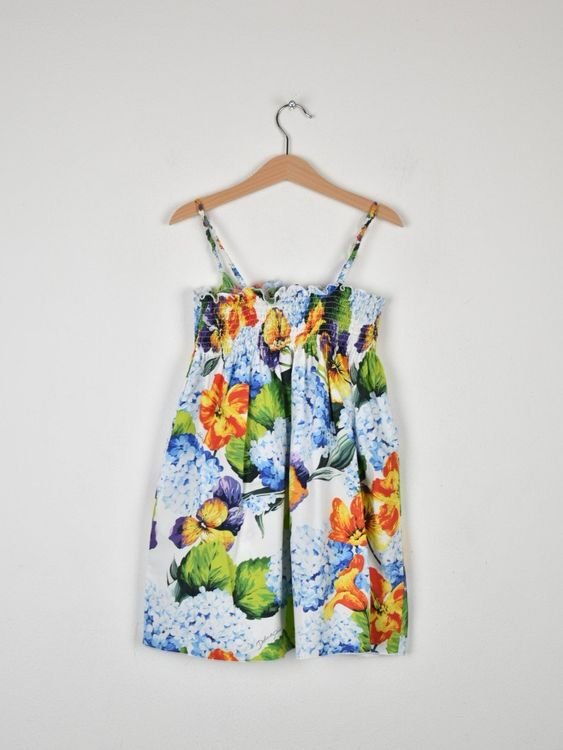 Dolce & Gabbana Sommerkleid, Gr.116, 100% Baumwolle - Kleid - 2ND STORY