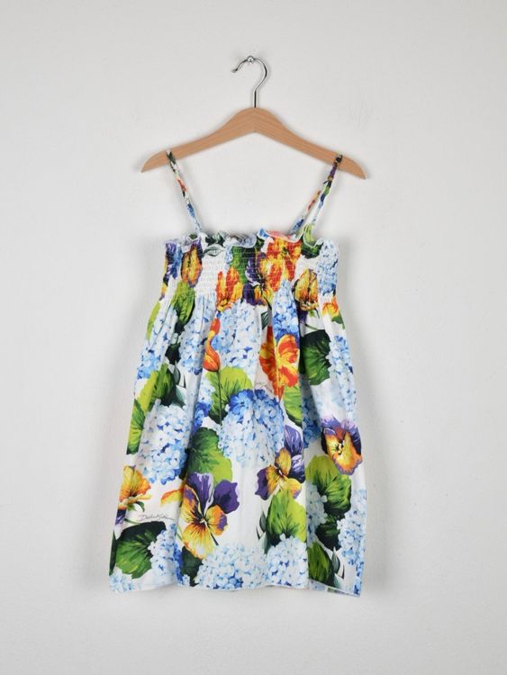 Dolce & Gabbana Sommerkleid, Gr.116, 100% Baumwolle - Kleid - 2ND STORY