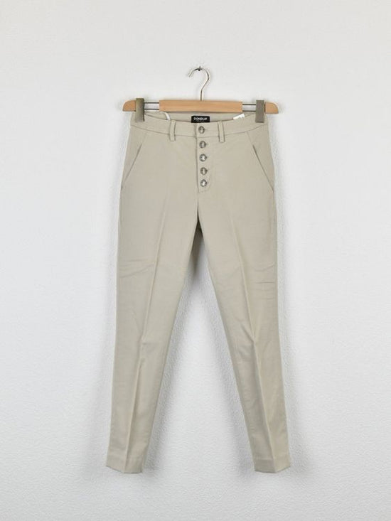 Dondup Stoffhose "Carmen", Gr.25, sand, neu - Hose - 2ND STORY