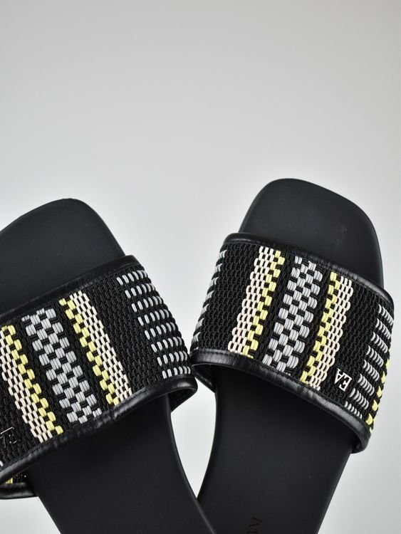 Emporio Armani Sandalen, Flechtoptik, Gr.37.5, ungetragen - Sandalen - 2ND STORY