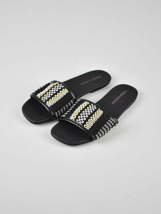 Emporio Armani Sandalen, Flechtoptik, Gr.37.5, ungetragen - Sandalen - 2ND STORY