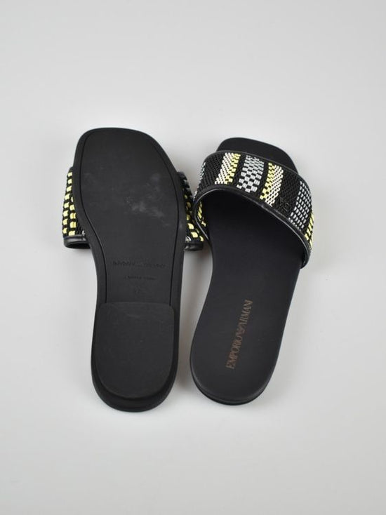 Emporio Armani Sandalen, Flechtoptik, Gr.37.5, ungetragen - Sandalen - 2ND STORY