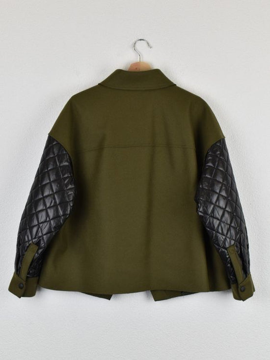Erika Cavallini Jacke, Gr.34-38 (IT40) oversized, 80% Wolle - Jacke - 2ND STORY