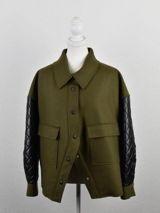 Erika Cavallini Jacke, Gr.34-38 (IT40) oversized, 80% Wolle - Jacke - 2ND STORY