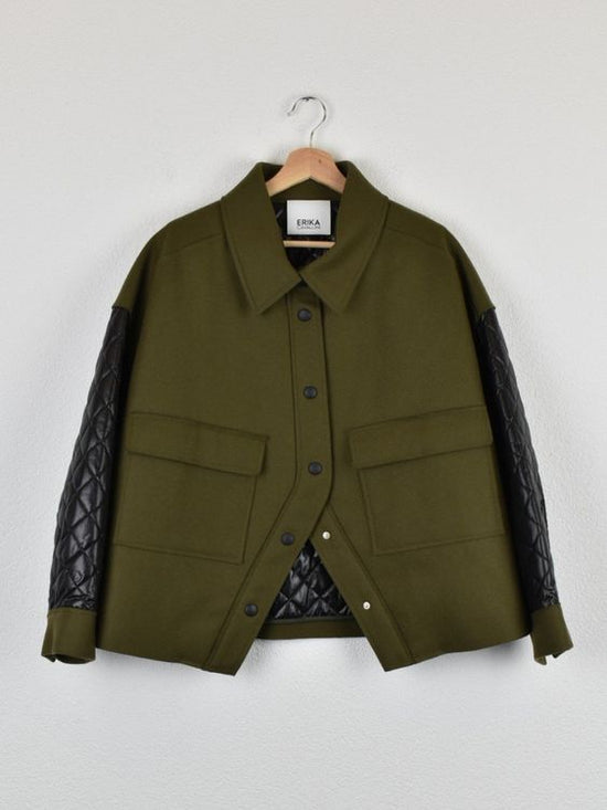 Erika Cavallini Jacke, Gr.34-38 (IT40) oversized, 80% Wolle - Jacke - 2ND STORY
