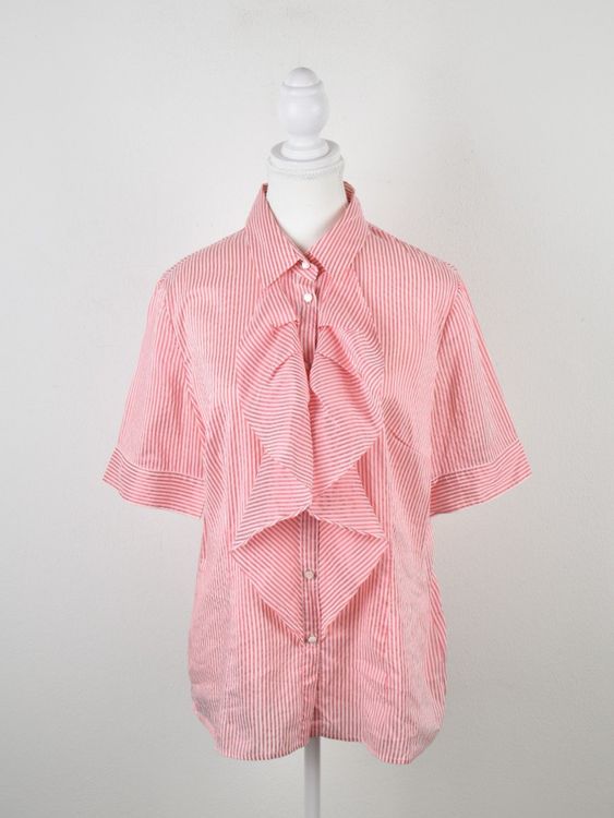 Escada Kurzarm Bluse Gr.38/40, Seide & Baumwolle - 2ND STORY