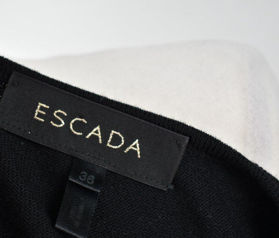 Escada Kurzarm Strickpullover Gr.36 100% Schurwolle