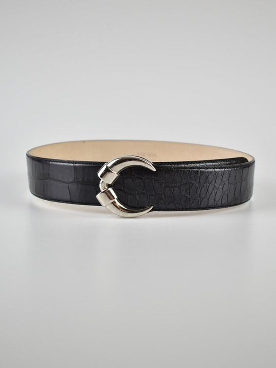 Escada Ledergürtel Gr.70, schwarz