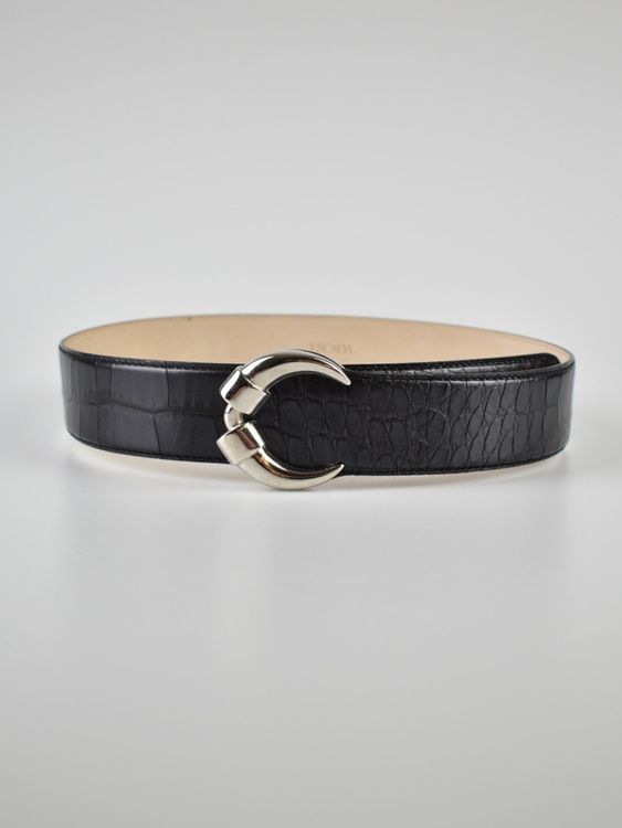 Escada Ledergürtel Gr.70, schwarz