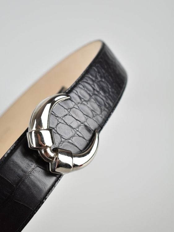 Escada Ledergürtel Gr.70, schwarz