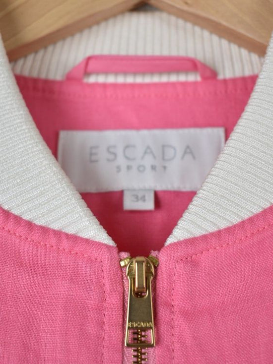 Escada Sommerjacke Gr.34, 100% Leinen, neuwertig, pink - 5