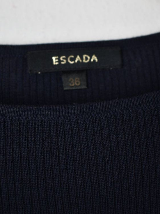 Escada Strickshirt, Gr.36, 100% Schurwolle - Strickshirt - 2ND STORY