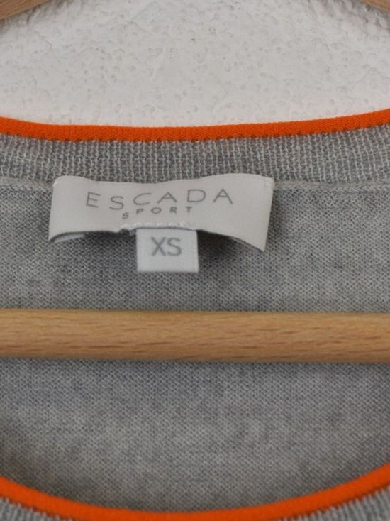 Escada Strickshirt, neuwertig, Gr.XS, 100% Schurwolle - Pullover - 2ND STORY