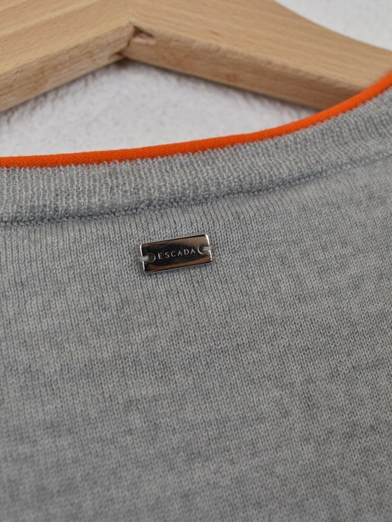 Escada Strickshirt, neuwertig, Gr.XS, 100% Schurwolle - Pullover - 2ND STORY