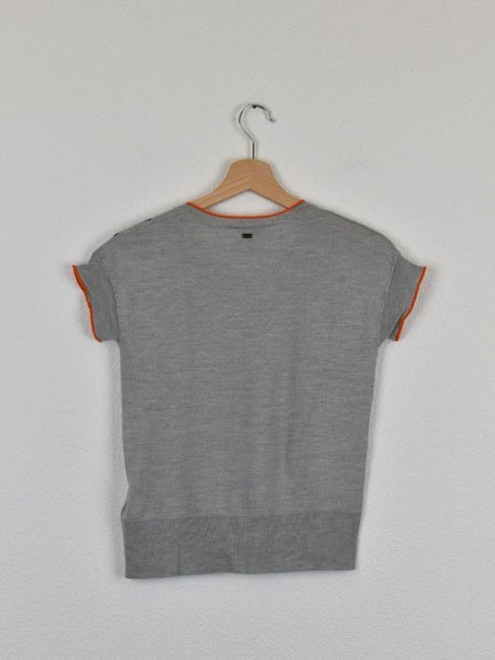 Escada Strickshirt, neuwertig, Gr.XS, 100% Schurwolle - Pullover - 2ND STORY