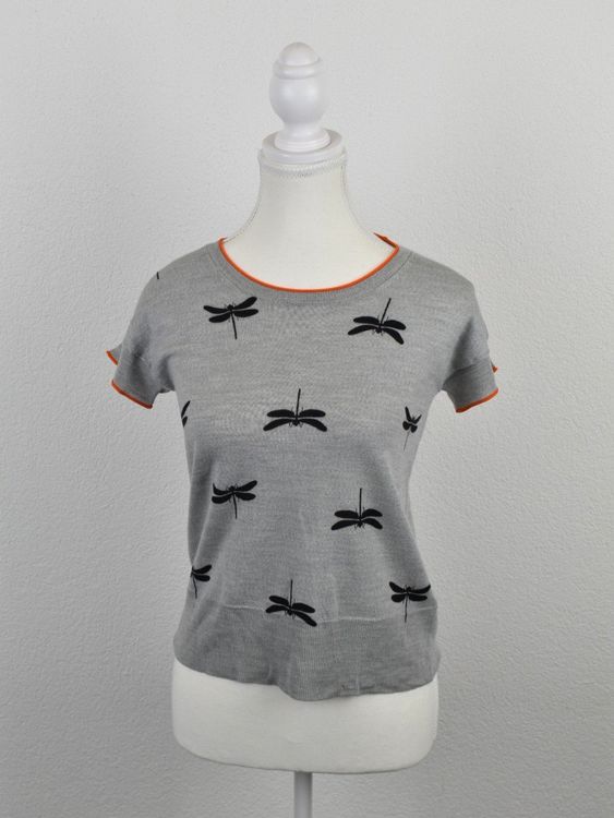Escada Strickshirt, neuwertig, Gr.XS, 100% Schurwolle - Pullover - 2ND STORY