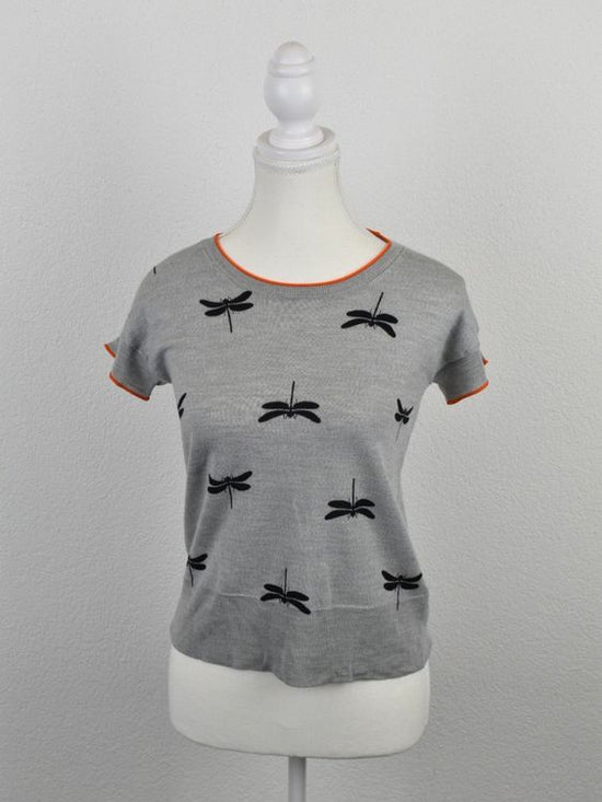 Escada Strickshirt, neuwertig, Gr.XS, 100% Schurwolle - Pullover - 2ND STORY