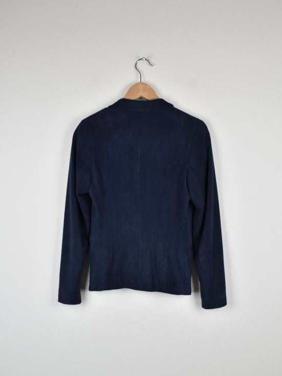 Esprit Blazer, Gr.32/34, dunkelblau, Wildlederoptik
