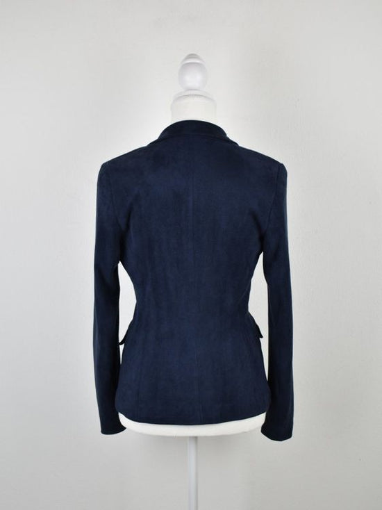 Esprit Blazer, Gr.32/34, dunkelblau, Wildlederoptik