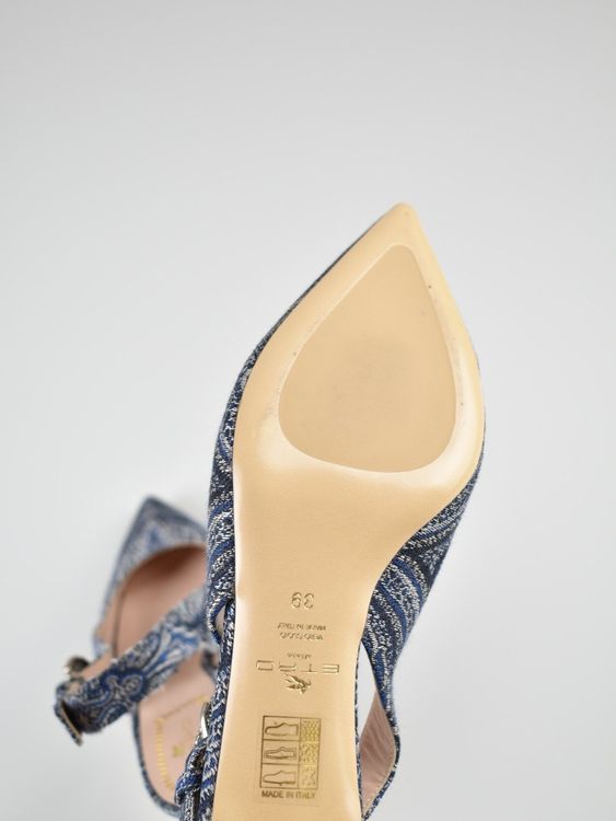 Etro Slingback Pumps Gr.39, neuwertig
