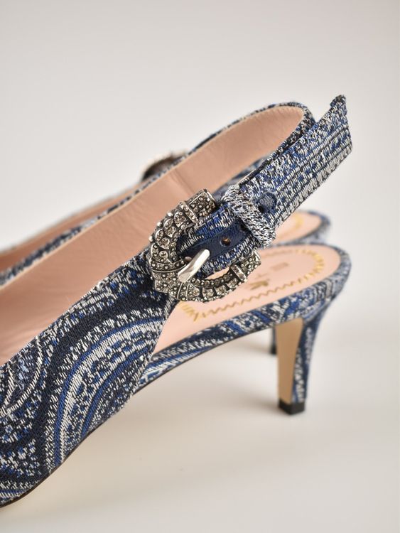 Etro Slingback Pumps Gr.39, neuwertig