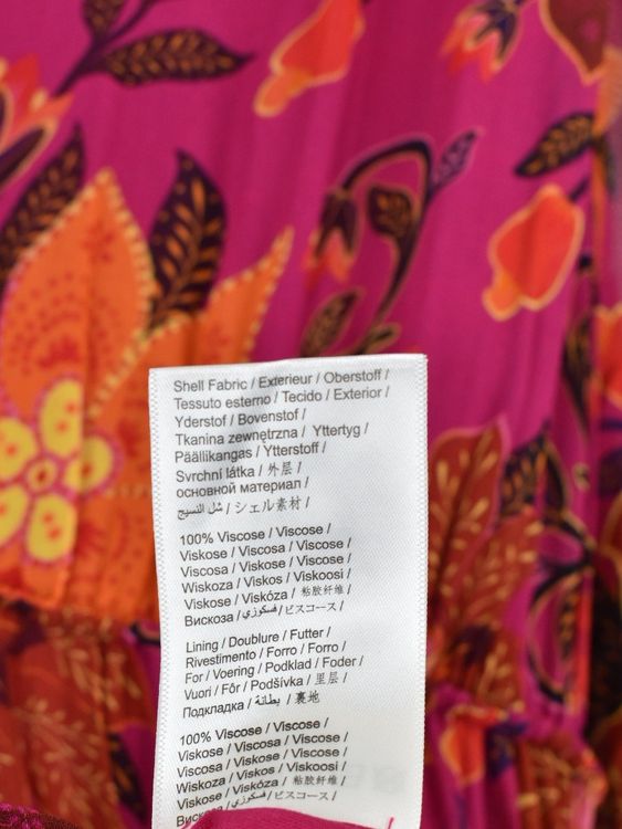 Farm Rio Tropical Tapestry Chiffon Minikleid, Gr.L, Viskose - Kleid - 2ND STORY