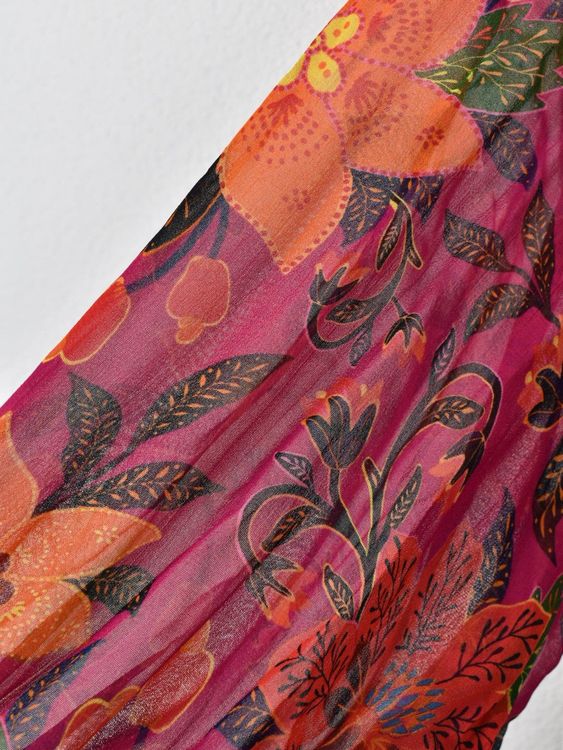 Farm Rio Tropical Tapestry Chiffon Minikleid, Gr.L, Viskose - Kleid - 2ND STORY