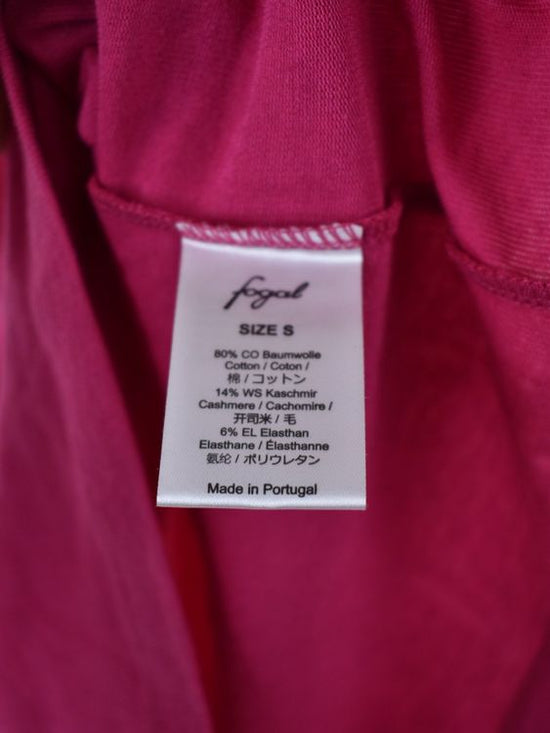 Fogal, feiner Kurzarm Pullover Gr.S Baumwolle/Kaschmir