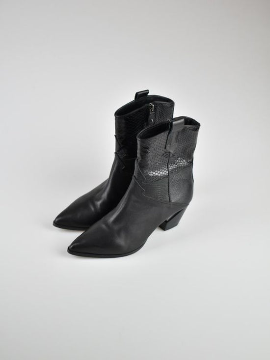 Franco Russo Stiefeletten Gr.38, Leder - 2ND STORY