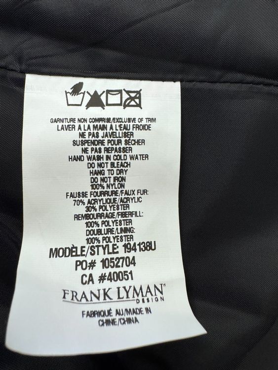 Frank Lyman Winterjacke Gr.L, neu - 2ND STORY