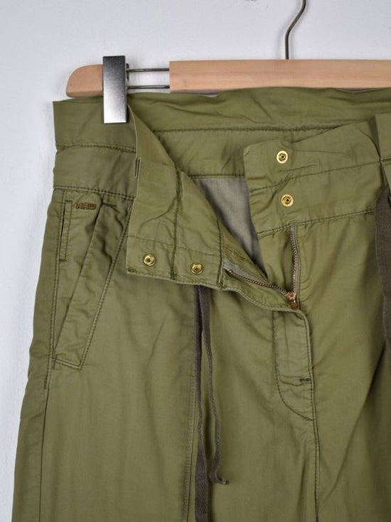 G-Star Stoffhose Gr.28, ungetragen, Baumwolle, olivgrün