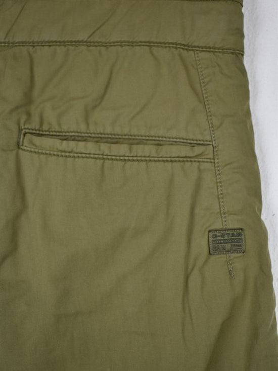 G-Star Stoffhose Gr.28, ungetragen, Baumwolle, olivgrün