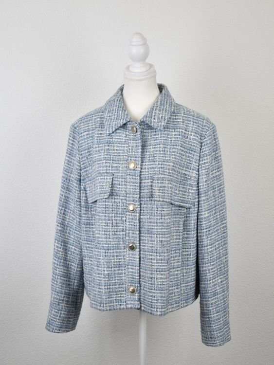 Gerry Weber Blazer, Bouclé Optik, blau, Gr.46 - Blazer - 2ND STORY