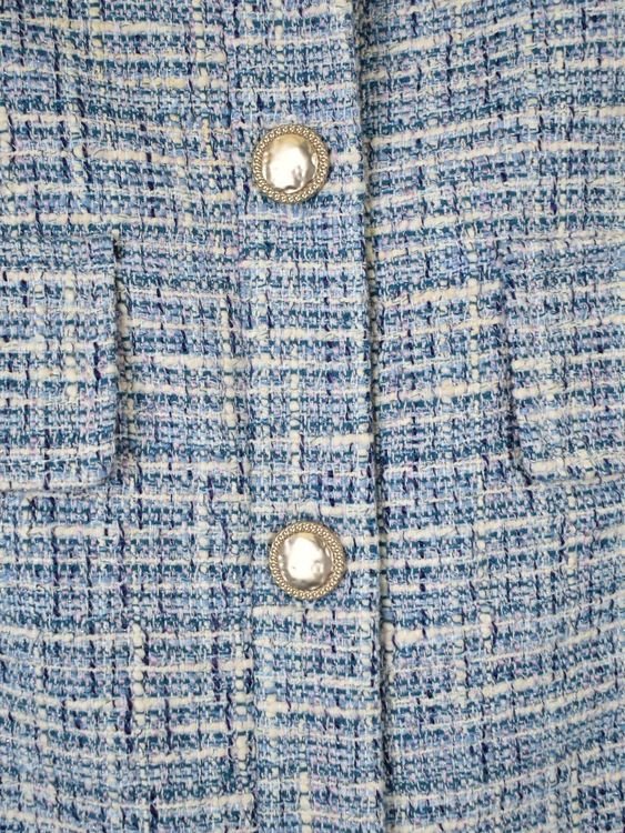 Gerry Weber Blazer, Bouclé Optik, blau, Gr.46 - Blazer - 2ND STORY
