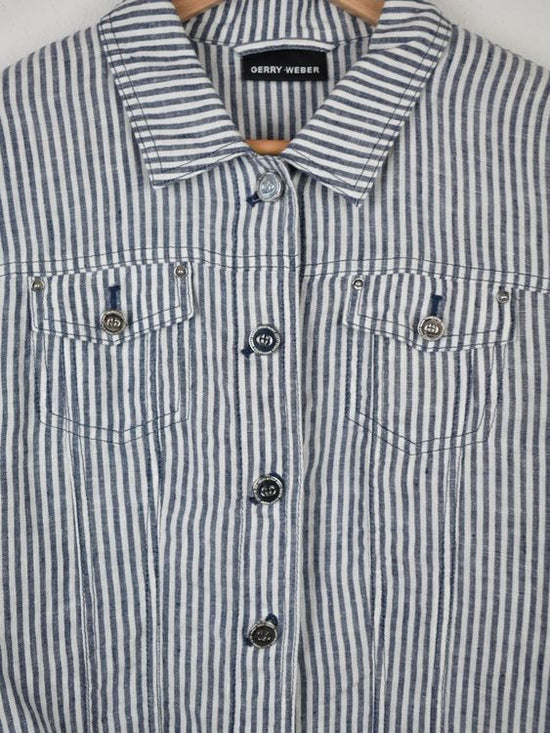 Gerry Weber kurze Leinenjacke Gr.36, neuwertig