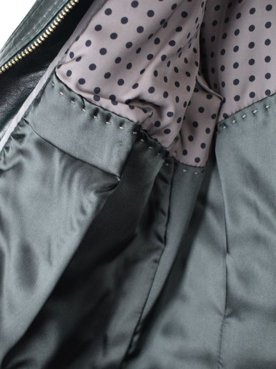 Gerry Weber Lederjacke, dunkelgrün, Gr.36, ungetragen - Lederjacke - 2ND STORY