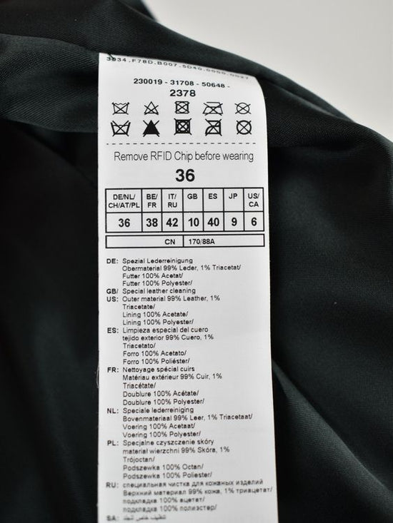 Gerry Weber Lederjacke, dunkelgrün, Gr.36, ungetragen - Lederjacke - 2ND STORY