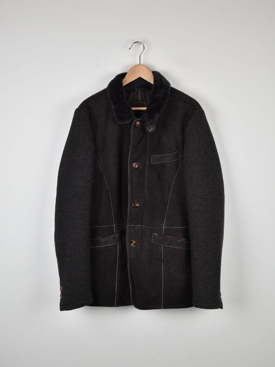 Gimo's Winterjacke Gr.54, mit Leder & Lammfell, neuwertig