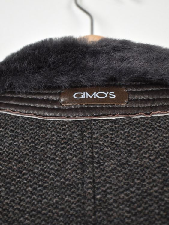 Gimo's Winterjacke Gr.54, mit Leder & Lammfell, neuwertig