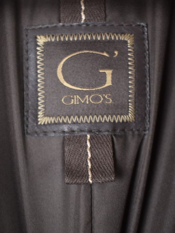 Gimo's Winterjacke Gr.54, mit Leder & Lammfell, neuwertig