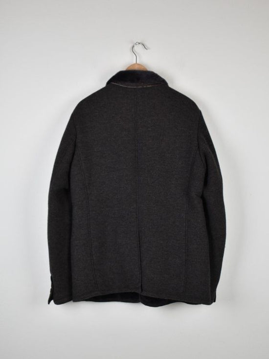 Gimo's Winterjacke Gr.54, mit Leder & Lammfell, neuwertig