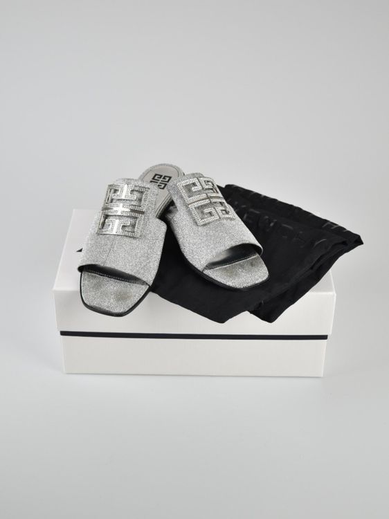 Givenchy Sandalen Gr.40, neuwertig, Glitzer