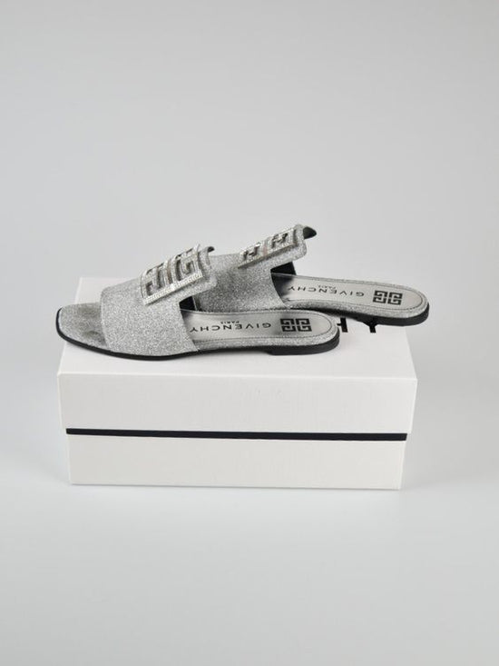 Givenchy Sandalen Gr.40, neuwertig, Glitzer