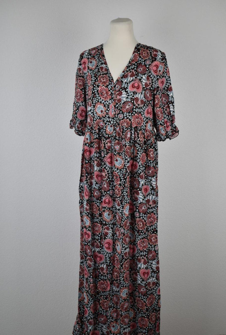 Goldenpoint Maxikleid Gr.S 100% Viskose ungetragen - 0